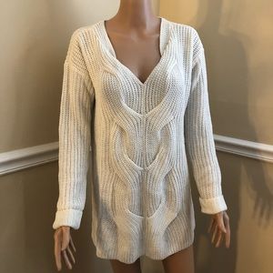 New! Shimmering sweater tunic